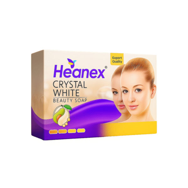 Heanex Crystal White Beauty Soap – Glow-Enhancing Soap with Multivitamins & Gold Dust